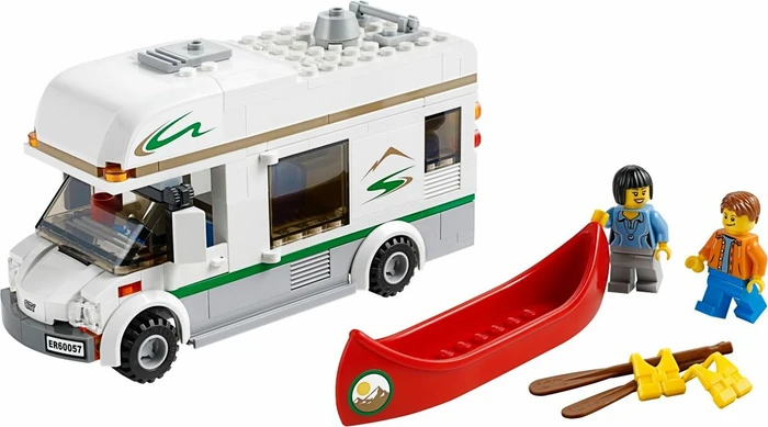 LEGO City Starke Fahrzeuge - Wohnmobil mit Kanu
