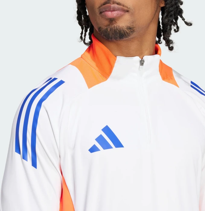 adidas Tiro 24 Competition Funktionsshirt langarm white/app solar red (Herren)