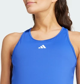 adidas Aeroready Train Essentials Slim-Fit Umstandsmode Funktionsshirt ärmellos semi lucid blue/white (Damen)