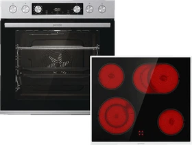 Gorenje Steel Set 4 (BCS6737E06X + ECD634X) Einbauherd-Set