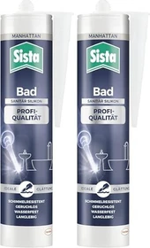 Sista Bad Profi-Qualität Sanitär-Silikon manhattan, 280ml