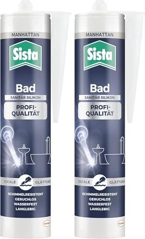 Sista Bad Profi-Qualität Sanitär-Silikon