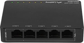 Lanberg DSP3 Desktop Gigabit Switch, 5x RJ-45, 60W PoE+ (DSP3-1005-60W)
