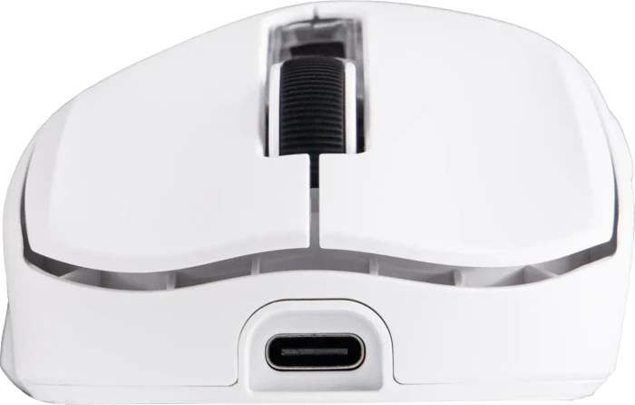 Epomaker Nex Lite Wireless Gaming Mouse mit Ladestation, weiß, USB/Bluetooth