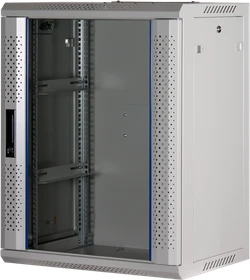 Rockstable 19" Wandschrank 15HE, Sicherheitsglastür, IP2X, weiß, 440mm tief