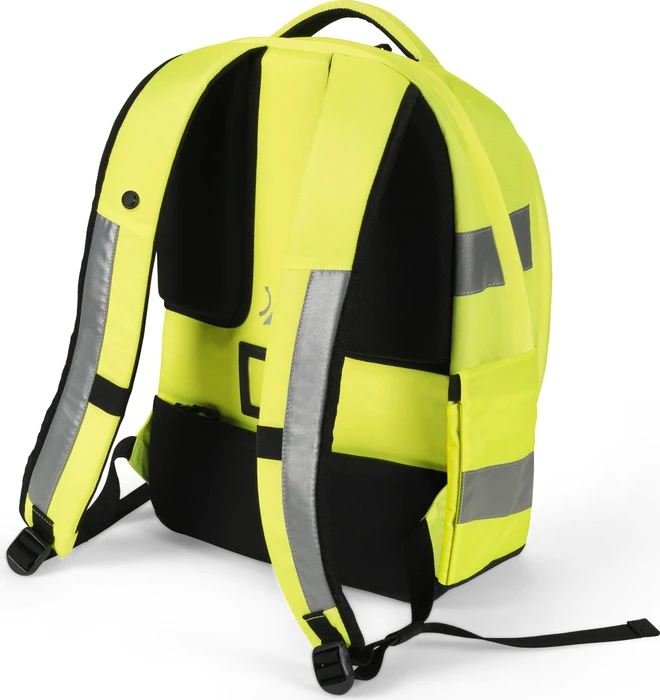 Dicota Hi-Vis 25 Liter, Notebook Rucksack, gelb