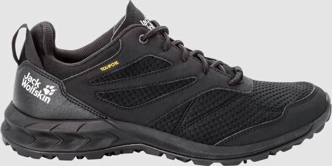 Jack Wolfskin Woodland Texapore Low schwarz (Herren)