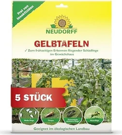 Neudorff Gelbtafeln großformatig, 5 Stück
