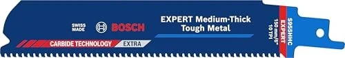 Bosch Professional EXPERT Medium-Thick Tough Metal S955HHC Säbelsägeblatt 10TPI, 100x1mm, 10 Stück