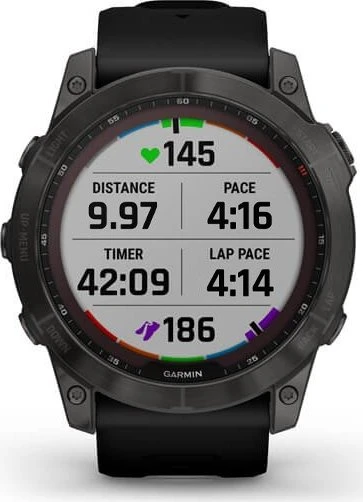 Garmin Fenix 7X Sapphire Solar slate grey titanium/black