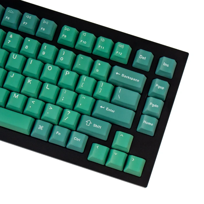 Keychron Q1/Q2/K2 OEM Dye-Sub Keycap-Set Forest, Kunststoff (PBT), Forest, grün, 97 Tasten (83+14), ANSI-US