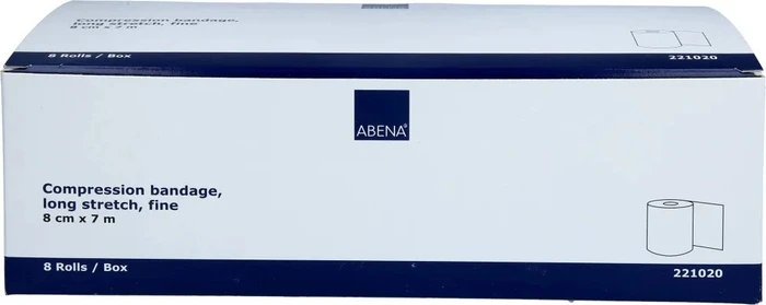 Abena Curi Med Kurzzugbinde, 8cm x 7m, 8 Stück