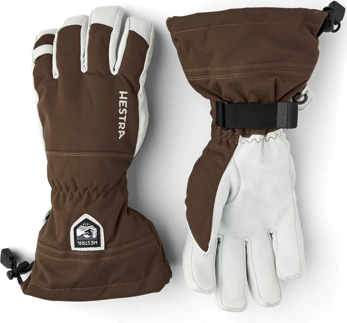 Hestra Army Leather Heli Skihandschuhe espresso