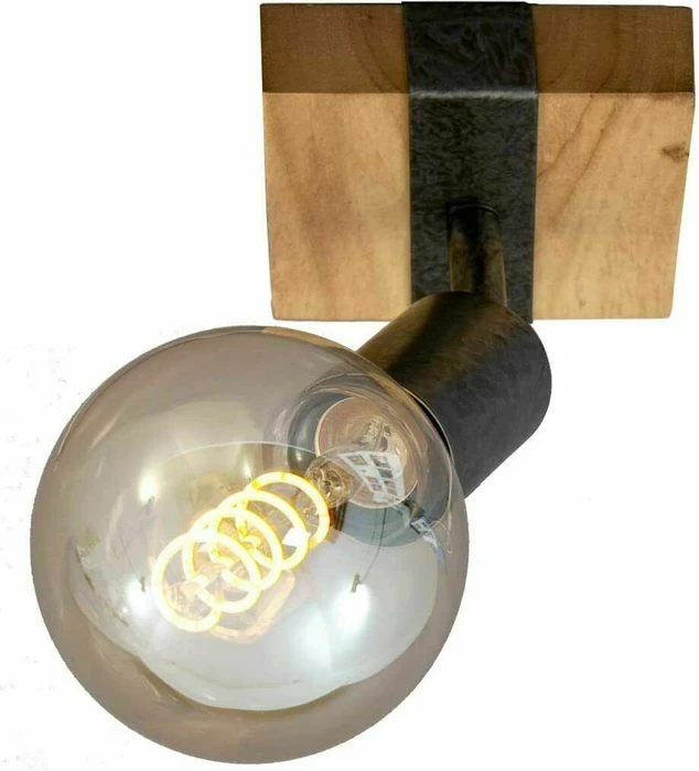 Briloner Wood Basic Spot 1-flammig grau