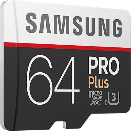 Samsung PRO Plus R100/W90 64GB Kit, UHS-I U3, Class 10