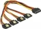 DeLOCK 15-Pin SATA Strom Stecker auf 4x 15-Pin SATA Strom Buchse, Adapterkabel, 30cm Vorschaubild