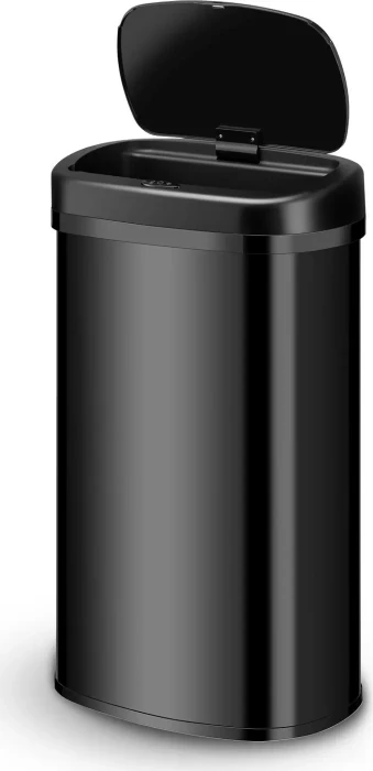 Juskys Mülleimer eckig 60l schwarz