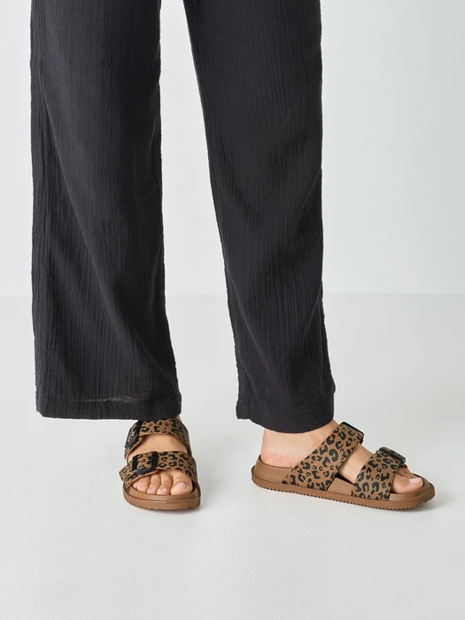 Tamaris Pantolette cognac leopard (Damen)
