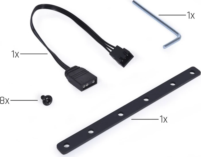 Alphacool Aurora Vertikale GPU Halterung, Riser Card, inkl. PCI-Slot Blende, gewinkelt, PCIe 3.0, 250mm