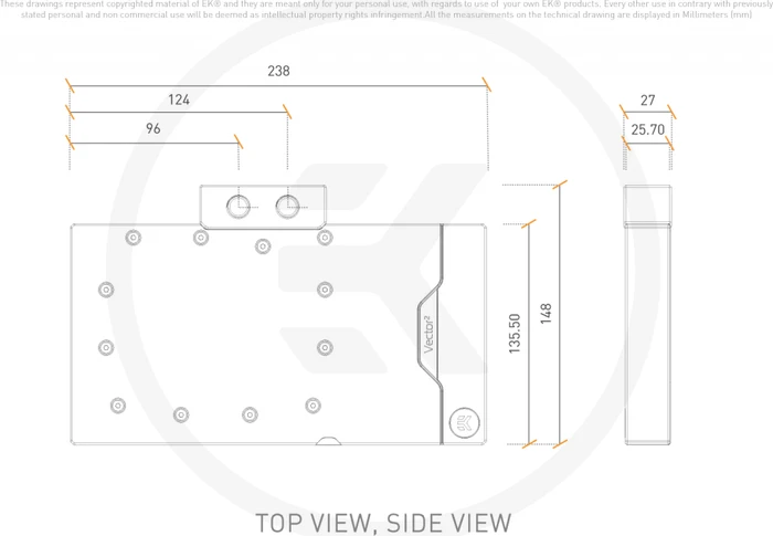 EK Water Blocks Quantum Line EK-Quantum Vector² FE RTX 4090 D-RGB, Nickel, Acryl