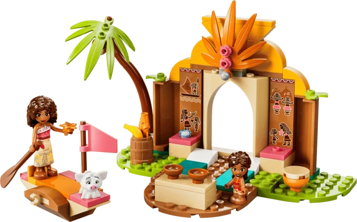 LEGO Disney - Vaianas Hütte und Boot