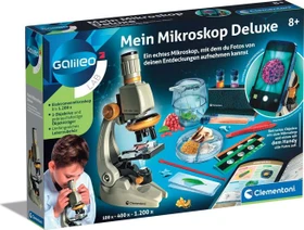 Clementoni Galileo Mein Mikroskop Deluxe