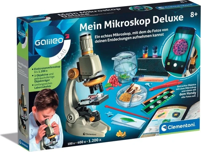 Clementoni Galileo Mein Mikroskop Deluxe
