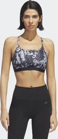 adidas AEROREACT Training Light-Support Sport-BH black/mgh solid grey (Damen)