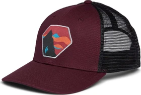 Black Diamond Low Profile Trucker Kappe bordeaux/black