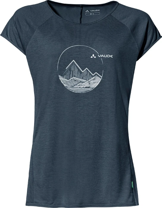 Vaude Tekoa II Funktionsshirt kurzarm dark sea (Damen)