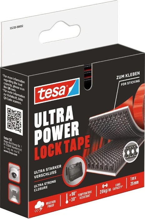 tesa Ultra Power Lock, Klettstreifen