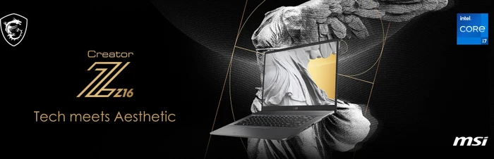 MSI Creator Z16 A11UET-287, Lunar Gray, Core i7-11800H, 32GB RAM, 1TB SSD, GeForce RTX 3060, DE
