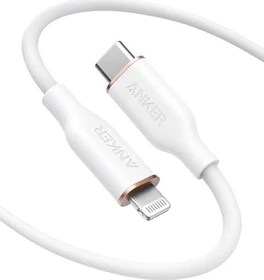 Anker Powerline III Flow USB-C/Lightning-Kabel 0.9m weiß