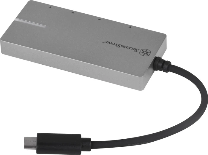 SilverStone EP09 USB-Hub, 2x USB-C 3.0, 2x USB-A 3.0, USB-C 3.0 [Stecker]