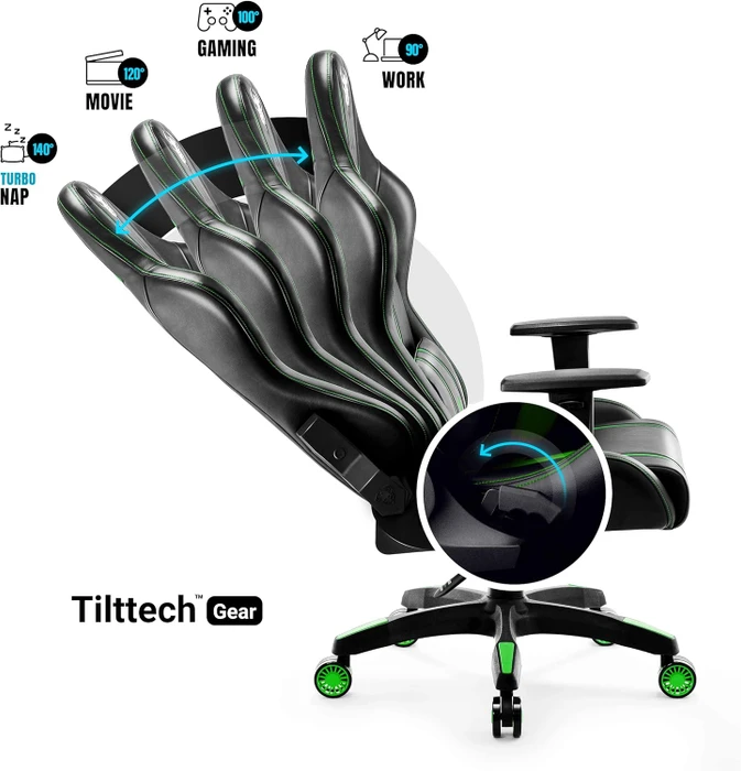 Diablo Chairs X-One 2.0 Normal Gamingstuhl, schwarz/grün
