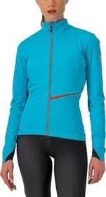 Castelli Go Fahrradjacke sky blue/fiery red (Damen)