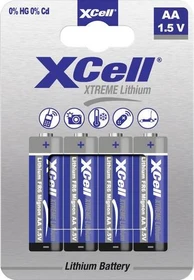 XCell Xtreme Lithium Mignon AA, 4er-Pack