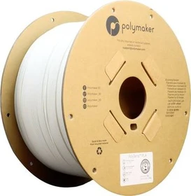 Polymaker PolyTerra matt PLA, Cotton White, Spule, 1.75mm, 1.00kg