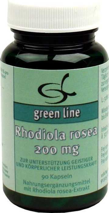 11A Nutritheke Rhodiola Rosea 200mg Kapseln, 90 Stück