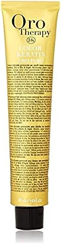 Fanola Oro Therapy Oro Puro Color Keratin Haarfarbe 8.3 hellblond gold, 100ml