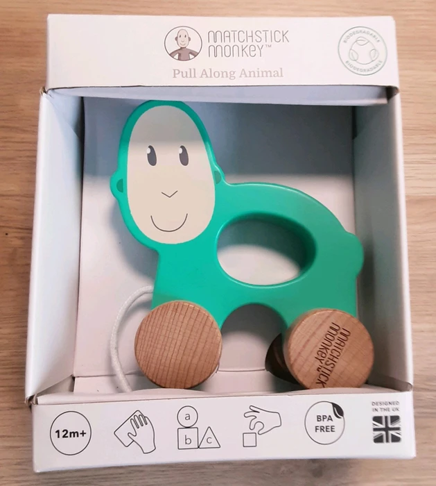 Matchstick Monkey Nachziehspielzeug Affe
