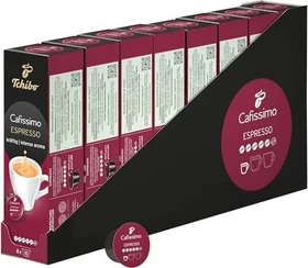 Tchibo Cafissimo Espresso kräftig Kaffeekapseln, 80 Stück (8x 10 Stück)