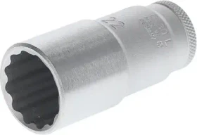 Gedore D 30 L 22 Außenzwölfkant Steckschlüssel 3/8", 22x63.5mm