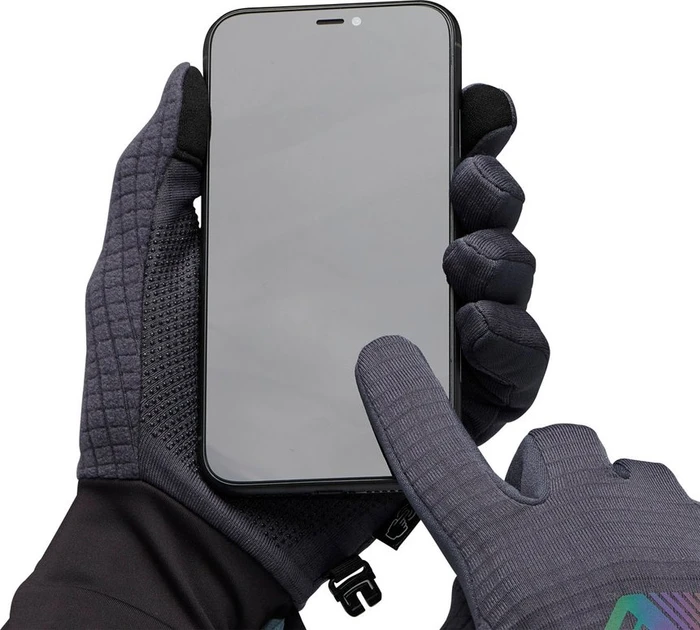 Black Diamond Gridtech Storm Hood Handschuhe carbon/glacier (BD801741) – Bild 7