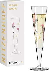 Ritzenhoff Goldnacht Champagnerglas von Christine Kordes 205ml