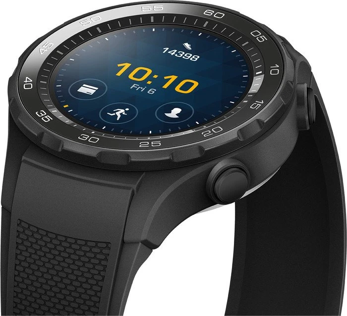 Huawei Watch 2 mit Sportarmband schwarz