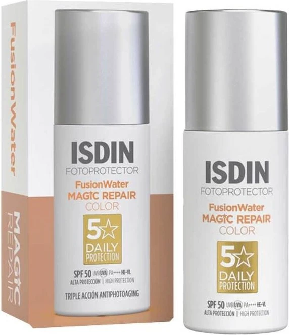 Isdin Fotoprotector Fusion Water Magic Repair Color Sonnencreme LSF50, 50ml