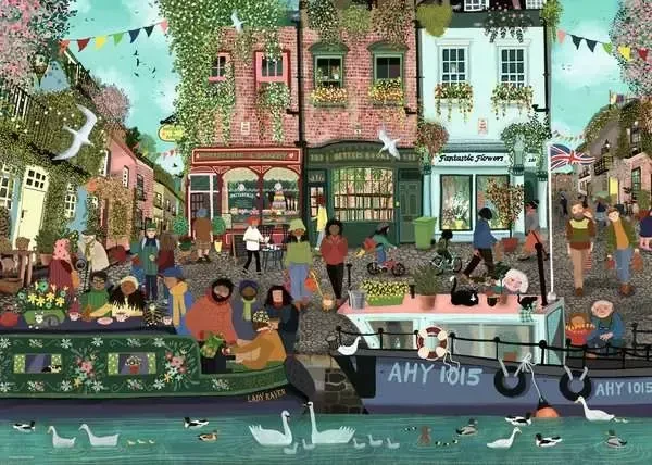 Ravensburger Puzzle Riverside Town