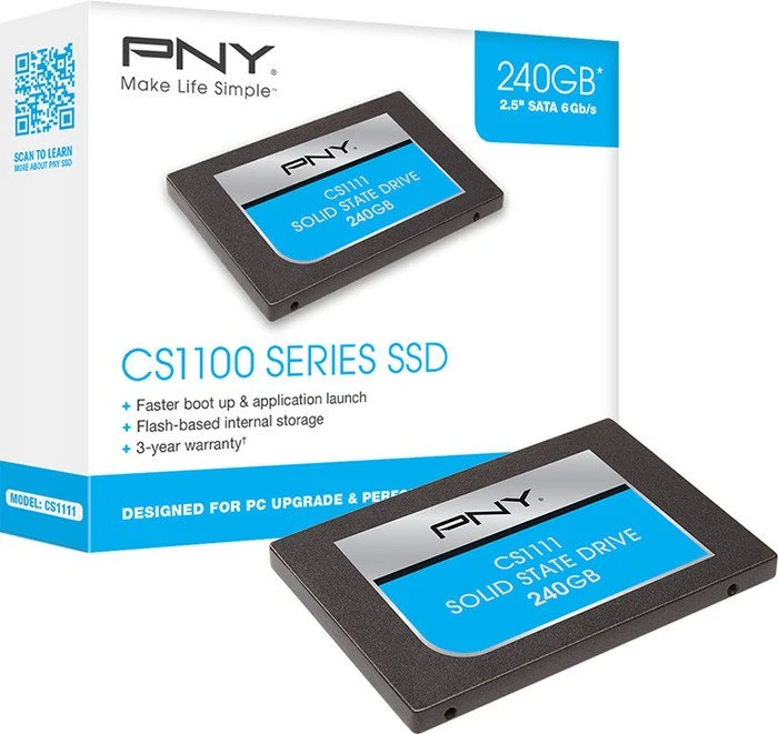 PNY CS1111 240GB, 2.5" / SATA 6Gb/s
