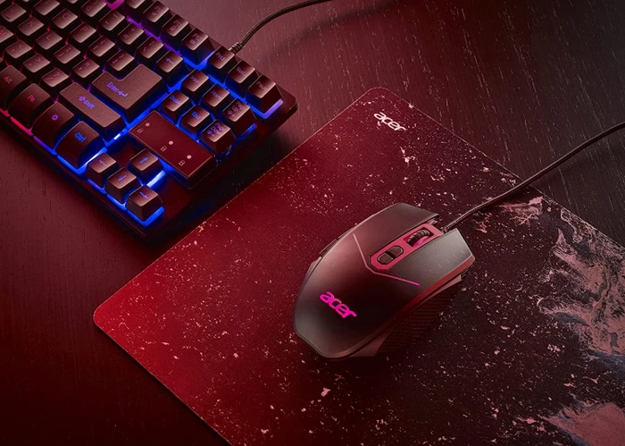 Acer Nitro NMW120 Gaming Mouse schwarz/rot, USB
